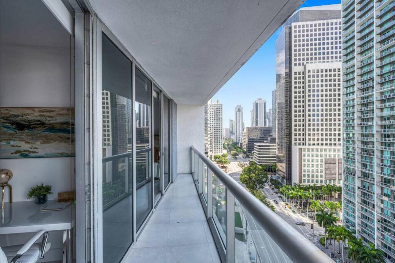 Modern 1 Bed Icon Brickell With Amazing Views Apartment Маями Екстериор снимка