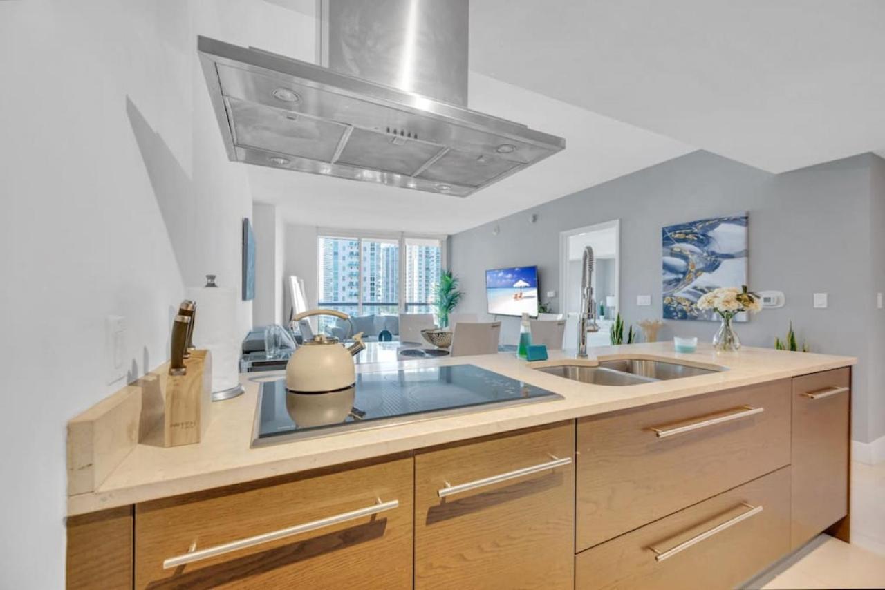 Modern 1 Bed Icon Brickell With Amazing Views Apartment Маями Екстериор снимка