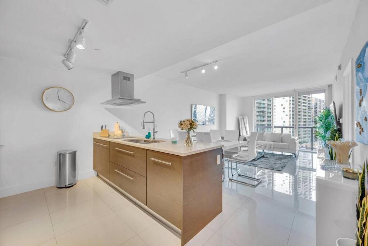 Modern 1 Bed Icon Brickell With Amazing Views Apartment Маями Екстериор снимка